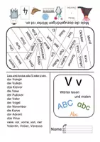 Vorschau - Arbeitsblätter - Übungsbüchlein und Arbeitsblätter zu V v und ie - Seite 1