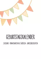 Vorschau - Präsentationen/Tafelbilder - Geburtstag Freebie - Deckblatt