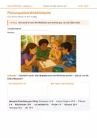 Vorschau - Arbeitsblätter - Projekt „Unsere Wohlfühlecke" – mit begrenztem Budget entscheiden (inkl. Planungsblatt) - Deckblatt