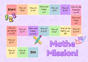 Vorschau - Spiele - DIY Brettspiel Mathe Mission (ZR20) - Seite 2