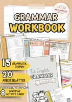Vorschau - Unterrichtsreihen - Grammar Workbook | Englisch Grammatik 7 - 9 | 15 Themen | Arbeitsheft mit Lösung - Deckblatt