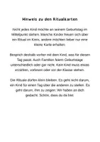 Vorschau - Präsentationen/Tafelbilder - Geburtstagsrituale - 24 wertschätzende Ideen und Vorlagen - Seite 2