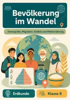 Vorschau - Arbeitsblätter - Bevölkerung im Wandel – Erdkunde, Klasse 8 - Seite 1