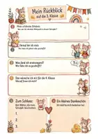 Vorschau - Arbeitsblätter - Reflexion zum Schuljahresende. Mein Rückblick auf die 3. Klasse (Mäuseklasse) - Deckblatt