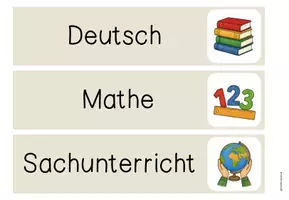 Vorschau - Bildkarten - Tagestransparenz für Stundenplan Klassenleitung - Seite 2