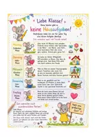Vorschau - Arbeitsblätter - Keine Hausaufgaben! Die "Hausaufgabenfreie Woche" für die letzte Schulwoche - Deckblatt