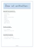 Vorschau - Arbeitsblätter - DaZ Wortschatz Materialpaket - mitwachsend - Seite 1