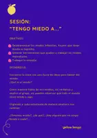 Vista previa - Hojas de trabajo - Sesión para trabajar los miedos. - página 1