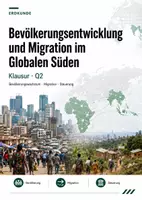 Vorschau - Arbeitsblätter - Erdkunde-Klausur Oberstufe: Bevölkerung und Migration im Globalen Süden – mit Erwartungshorizont - Deckblatt