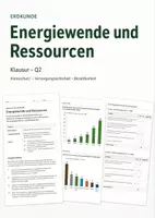 Vorschau - Arbeitsblätter - Erdkunde-Klausur Oberstufe: Energiewende und Ressourcen – mit Erwartungshorizont - Deckblatt