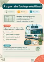 Vorschau - Arbeitsblätter - Écoute bien ! Hör- und Hörsehverstehen Französisch – Französisch, Klasse 8 - Seite 3