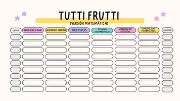 Vista previa - Juegos / Gamificación - PLANTILLAS TUTTI FRUTTI EDITABLES - página 2