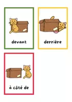 Vista previa - Juegos / Gamificación - Devant derrière à côté de- Flashcards - Portada