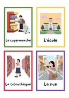 Vista previa - Juegos / Gamificación - Flashcards de lugares en Frances - Portada