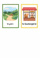 Vista previa - Juegos / Gamificación - Flashcards de lugares en Frances - página 1