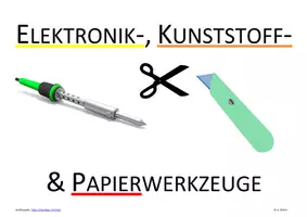 Vorschau - Poster - Ordnungshilfen für den Werkraum - mit Schrankbeschriftungen - Seite 1