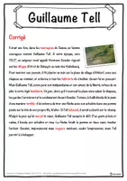 Aperçu - Inclusion - Guillaume Tell – Fiche : texte à trous, compréhension orale et mots mêlés - Page 2