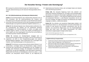 Vorschau - Stundenentwürfe - Unterrichtseinheit: Der Versailler Vertrag - Seite 3