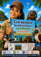 Vista previa - Galápagos Ausdruckbare Lernblätter für Kindern - Portada