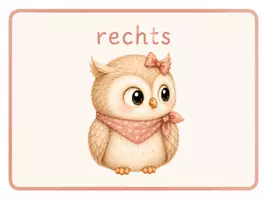 Vorschau - Merkblätter - Links rechts Schilder – Eulenklasse Grundschule - Seite 1