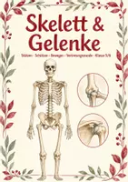 Vorschau - Stundenentwürfe - Vertretungsstunde Biologie Klasse 5-6 - Skelett und Gelenke - Seite 1