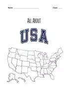 Vorschau - Unterrichtsreihen - All About USA – State Portfolio (50 Staaten, druckfertig) - Seite 1
