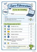 Vorschau - Arbeitsblätter - iServ-Führerschein – Digitale Basiskompetenzen für Klasse 5 & 6 | 6 Missionen + Abschlussprüfung + Selbstkontrolle - Seite 1
