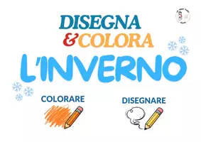 anteprima - Materiale di supporto/inclusione - ❄️ Disegna e Colora l' Inverno ❄️ - Pagina 1