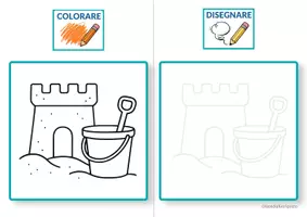 anteprima - Materiale di supporto/inclusione - ☀️ Disegna e Colora l' Estate 🍉 - Pagina 3