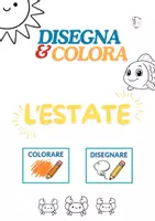 anteprima - Materiale di supporto/inclusione - ☀️ Disegna e Colora l' Estate 🍉 - Pagina di copertina