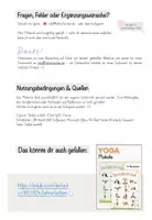 Vorschau - Arbeitsblätter - Yoga in der Grundschule (eigene Yogafolgen entwickeln) - Seite 1