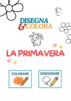 anteprima - Materiale di supporto/inclusione - 🦋 Disegna e Colora la Primavera 🦋 - Pagina di copertina