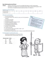 Vorschau - Arbeitsblätter - Zahlensystem Römer Rätsel, Mathe Klasse 5 - Deckblatt