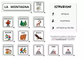 anteprima - Materiale di supporto/inclusione - AMBIENTI - attacca e stacca di Montagna, collina, pianura - Pagina 3