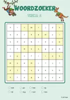 Voorbeeld - Zoekplaat en woordzoeker | Taaltoer thema 2 - Pagina 3
