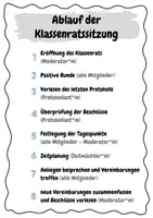 Vorschau - Stundenentwürfe - Material für den Klassenrat für die Klassen 6–10 - Seite 1