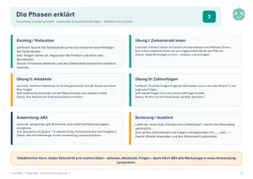 Vorschau - Stundenentwürfe - Unterrichtsvorbereitung Zahlenstrahl und Folgen Klasse 5 - Seite 3