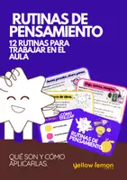 Vista previa - Tarjetas / Manipulativos - Rutinas de pensamiento - Guía de uso y tarjetas - Portada