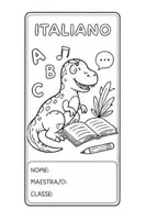 anteprima - Altro tipo di materiale - Copertine per i quaderni a tema dinosauri1-2 - Pagina 1