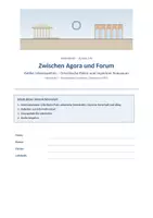 Vorschau - Arbeitsblätter - Antike Lebenswelten, Geschichte 6. Klasse - Deckblatt