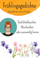 Vorschau - Arbeitsblätter - Gedichtekartei Frühling - Deckblatt