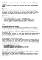 Vorschau - Stundenentwürfe - Beten im Christentum und Islam, Klasse 3-8 - Seite 1