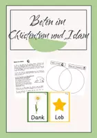 Vorschau - Stundenentwürfe - Beten im Christentum und Islam, Klasse 3-8 - Deckblatt