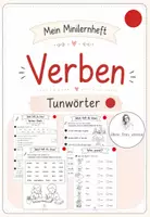 Vorschau - Arbeitsblätter - Minilernheft - Verben (mit Montessori - Symbolen) - Deckblatt