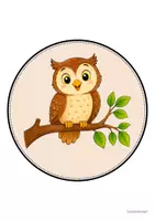 Vorschau - Mal- und Bastelvorlagen - Eulenklasse - Wand- und Türdeko | Klassenraumdekoration (Klassentier) - Seite 2