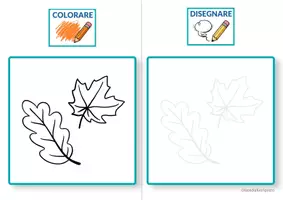 anteprima - Materiale di supporto/inclusione - 🍂 Disegna e Colora l'Autunno! 🍁 - Pagina 2