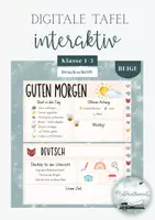 Vorschau - Präsentationen/Tafelbilder - Interaktive Tafel / digitale Tafel / B E I G E - Deckblatt