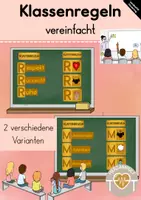 Vorschau - Poster - Klassenregeln vereinfacht - Deckblatt