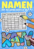 Vorschau - Arbeitsblätter - Würfel & Male deinen Namen - Pop Art Kennenlern Kunstprojekt für den Schulstart - Deckblatt