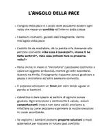 anteprima - Schede informative - Angolo della Pace per Scuola Primaria - Pagina di copertina
